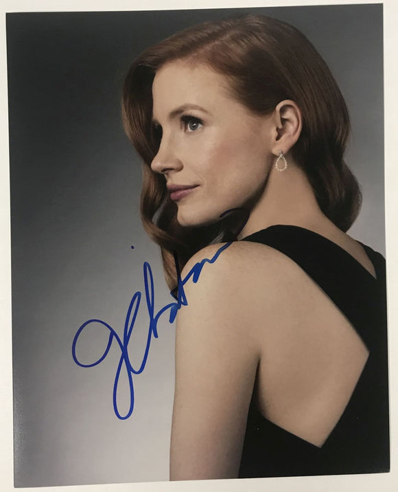 Jessica Chastain Signed Autographed Glossy 8x10 Photo - Lifetime COA