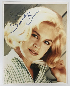 Sandra Dee (d. 2005) Signed Autographed Glossy 8x10 Photo - Lifetime COA