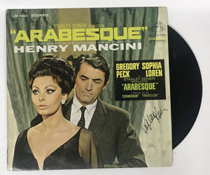 Sophia Loren Signed Autographed "Arabesque" Soundtrack Record Album - Todd Mueller COA