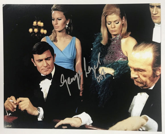 George Lazenby Signed Autographed 