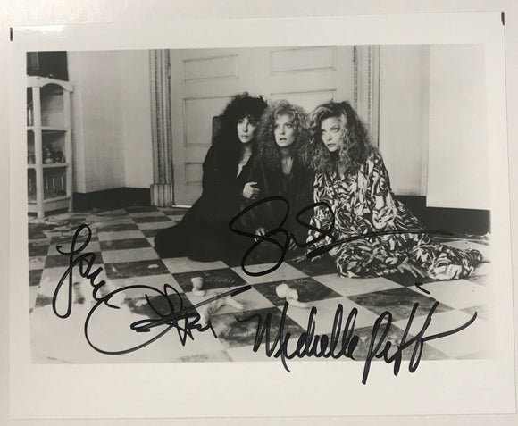 Cher, Susan Sarandon & Michelle Pfeiffer Signed Autographed 