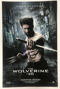Hugh Jackman Signed Autographed "Wolverine" 11x17 Movie Poster - Lifetime COA