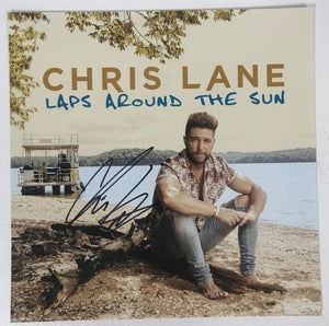 Chris Lane Signed Autographed "Laps Around the Sun" 12x12 Promo Photo - Lifetime COA