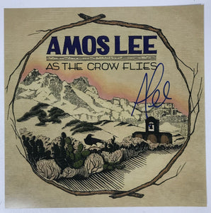 Amos Lee Signed Autographed "As the Crow Flies" 12x12 Promo Photo - Lifetime COA