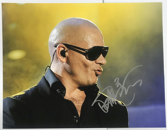 Pitbull Signed Autographed Glossy 11x14 Photo - Lifetime COA