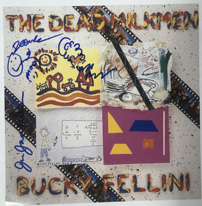 The Dead Milkmen Band Signed Autographed "Bucky Fellini" 12x12 Promo Photo - Lifetime COA