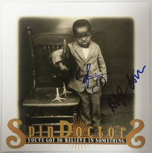 Spin Doctors Band Signed Autographed "You've Got to Believe in Something" 12x12 Promo Photo - Lifetime COA