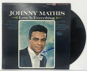 Johnny Mathis Signed Autographed "Love is Everything" Record Album - Lifetime COA