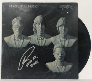 Todd Rundgren Signed Autographed "Utopia" Deface the Music Record Album - Lifetime COA