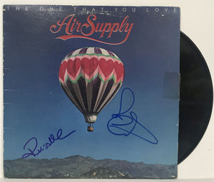 Russell Hitchcock & Graham Russell Signed Autographed "Air Supply" Record Album - Lifetime COA