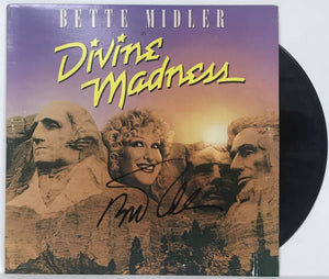 Bette Midler Signed Autographed "Divine Madness" Record Album - Lifetime COA