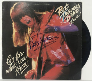 Pat Travers Signed Autographed "Go For What You Know" Record Album - Lifetime COA