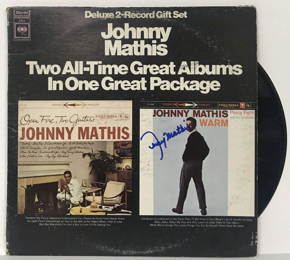 Johnny Mathis Signed Autographed 