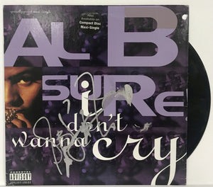 Al B Sure Signed Autographed "I Don't Wanna Cry" Record Album - Lifetime COA