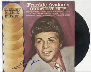 Frankie Avalon Signed Autographed "Greatest Hits" Record Album - Lifetime COA