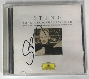 Sting Signed Autographed "Songs From the Labyrinth" CD Compact Disc - Lifetime COA