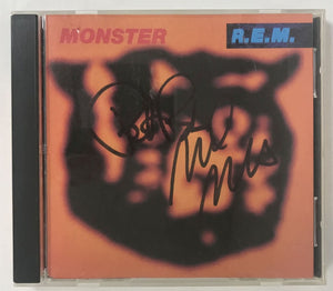 Mike Mills & Peter Buck Signed Autographed "R.E.M." Monster CD Compact Disc - Lifetime COA