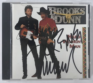 Kix Brooks & Ronnie Dunn Signed Autographed "Hard Workin Man" CD Compact Disc - Lifetime COA