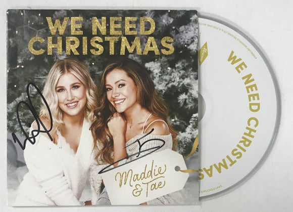 Maddie & Tae Signed Autographed 