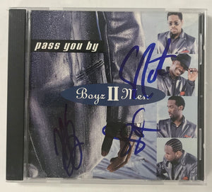 Boyz II Men Group Signed Autographed "Pass You By" CD Compact Disc - Lifetime COA