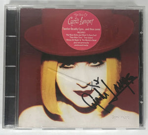 Cyndi Lauper Signed Autographed "The Best Of" Music CD Compact Disc - Lifetime COA