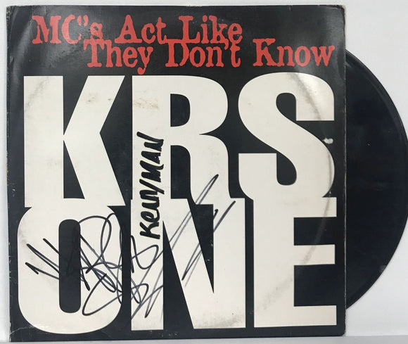 KRS One Signed Autographed 