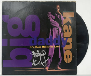 Big Daddy Kane Signed Autographed "It's Hard Being the Kane" Record Album - Lifetime COA