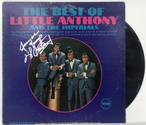 Little Anthony Signed Autographed "The Imperials" Record Album - Lifetime COA