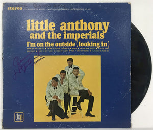 Little Anthony Signed Autographed "The Imperials" Record Album - Lifetime COA