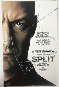 M. Night Shyamalan Signed Autographed "Split" 11x17 Movie Poster - Lifetime COA