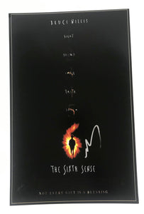M. Night Shyamalan Signed Autographed "The Sixth Sense" 11x17 Movie Poster - Lifetime COA