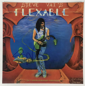 Steve Vai Signed Autographed "Flexable" 12x12 Promo Photo - Lifetime COA