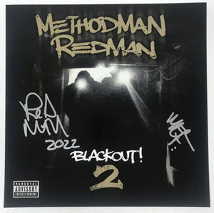 Method Man & Redman Signed Autographed "Blackout! 2" 12x12 Promo Photo - Lifetime COA