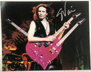 Steve Vai Signed Autographed Glossy 11x14 Photo - Lifetime COA