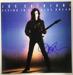 Joe Satriani Signed Autographed "Flying in a Blue Dream" 12x12 Promo Photo - Lifetime COA