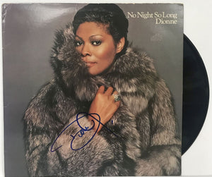 Dionne Warwick Signed Autographed "No Night So Long" Record Album - Lifetime COA