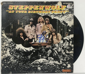 John Kay Signed Autographed "Steppenwolf" Record Album - Lifetime COA