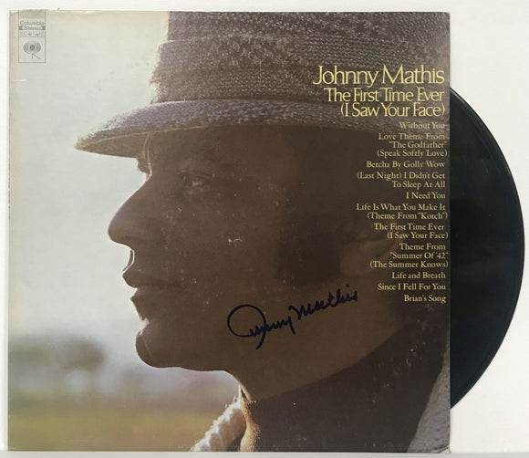 Johnny Mathis Signed Autographed 