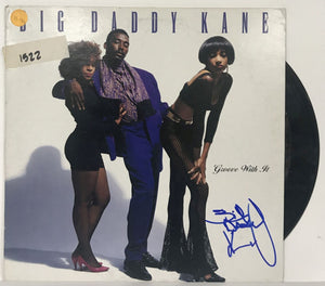 Big Daddy Kane Signed Autographed "Groove With It" Record Album - Lifetime COA