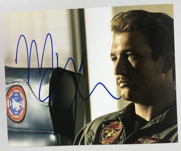 Miles Teller Signed Autographed 