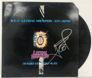 Ice-T Signed Autographed "Lethal Weapon" Record Album - Lifetime COA