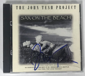 John Tesh Signed Autographed "Sax on the Beach" CD Compact Disc - Lifetime COA