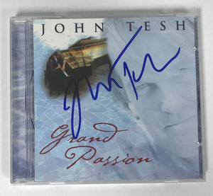 John Tesh Signed Autographed "Grand Passion" CD Compact Disc - Lifetime COA