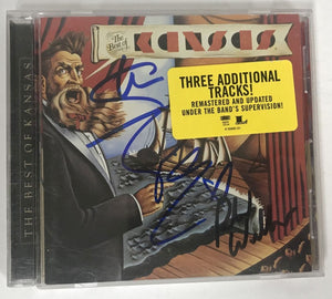Kansas Band Signed Autographed "The Best Of" CD Compact Disc - Lifetime COA