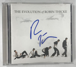 Robin Thicke Signed Autographed "The Evolution of Robin Thicke" CD Compact Disc - Lifetime COA