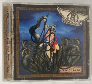 Steven Tyler & Brad Whitford Signed Autographed "Aerosmith" CD Compact Disc - Lifetime COA