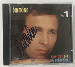 Don McLean Signed Autographed "American Pie & Other Hits" Music CD - Lifetime COA