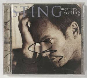 Sting Signed Autographed "Mercury Falling" CD Compact Disc - Lifetime COA