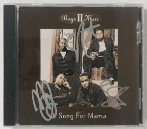 Boyz II Men Group Signed Autographed "A Song For Mama" CD Compact Disc - Lifetime COA