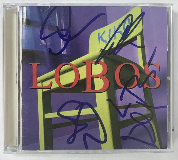 Los Lobos Band Signed Autographed 